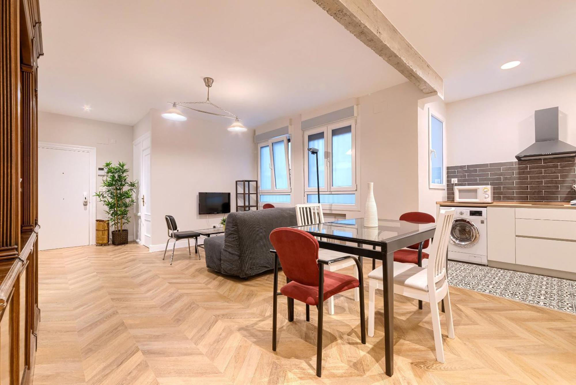 Euskalduna, Vivienda Turistica Moderna Y Renovado 빌바오 외부 사진